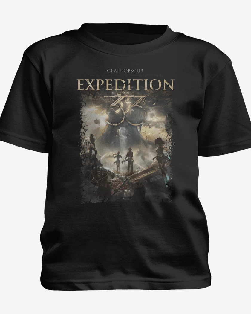 Polera de niño Negro de Clair Obscur Expedition 33
