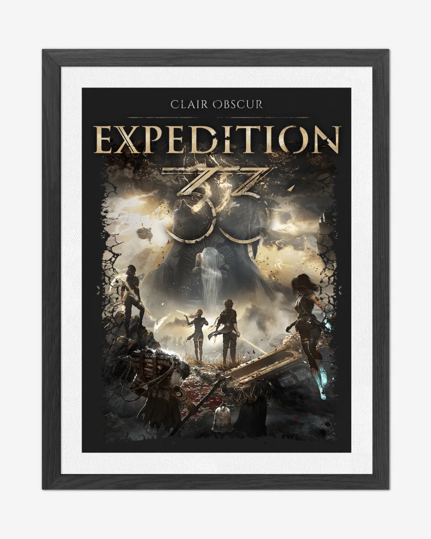 Cuadro decorativo Negro de Clair Obscur Expedition 33