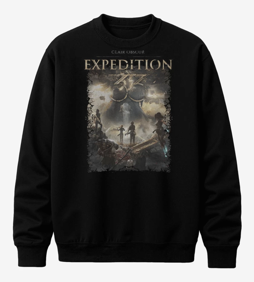 Poleron polo Negro de Clair Obscur Expedition 33