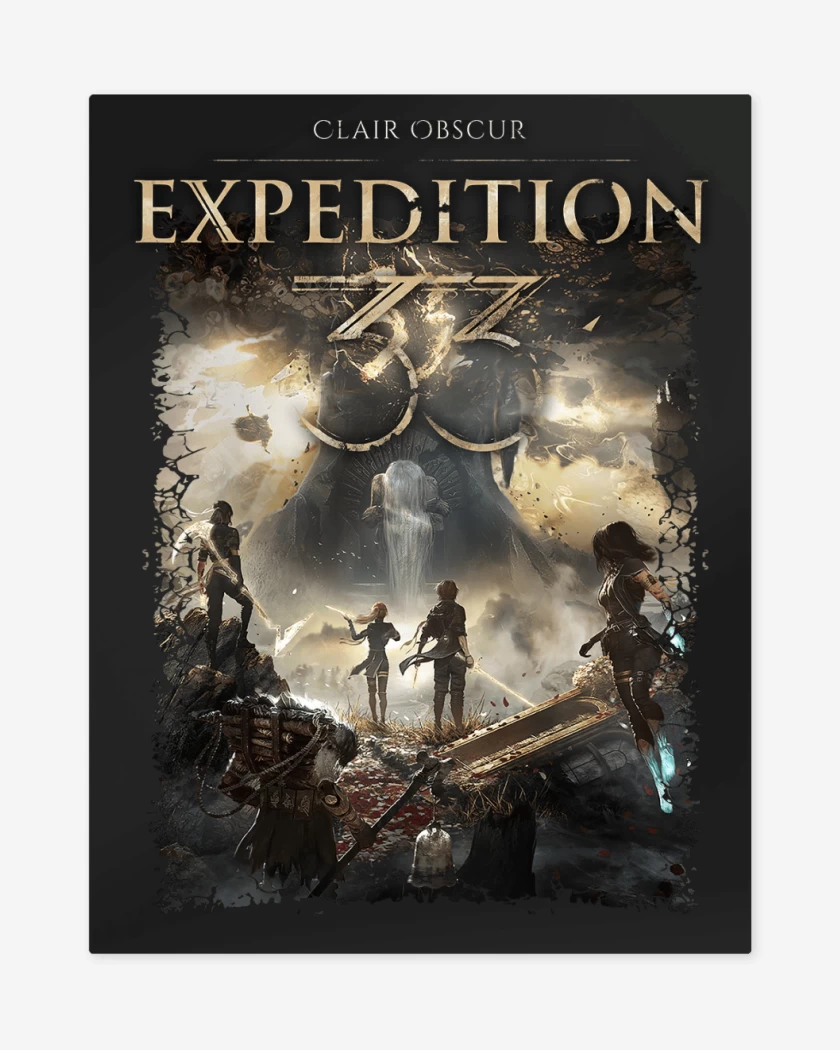 Print metalico Clair Obscur Expedition 33