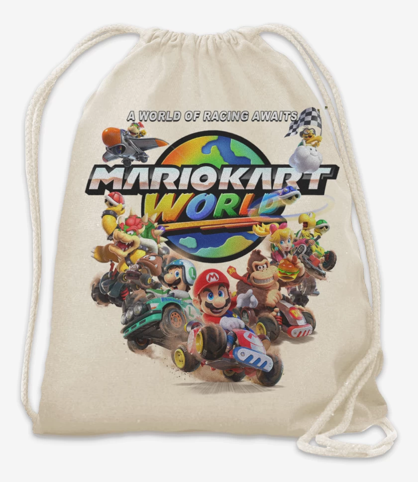 Mochila Blanco de Mario Kart World