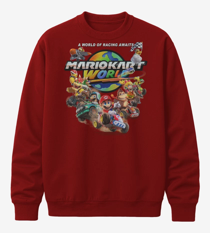 Poleron polo Mario Kart World