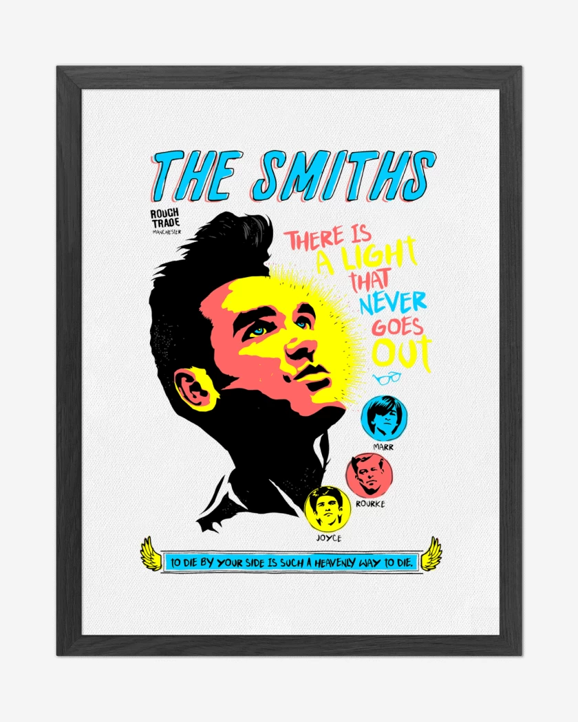 Cuadro decorativo Blanco de The Smiths Comic
