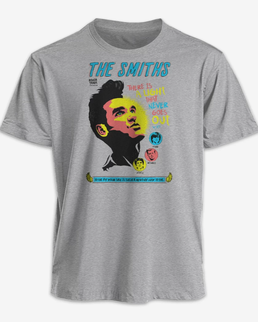 Polera premium Gris Melange de The Smiths Comic