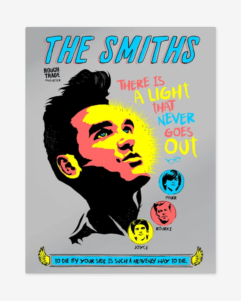 Print metalico Gris Melange de The Smiths Comic