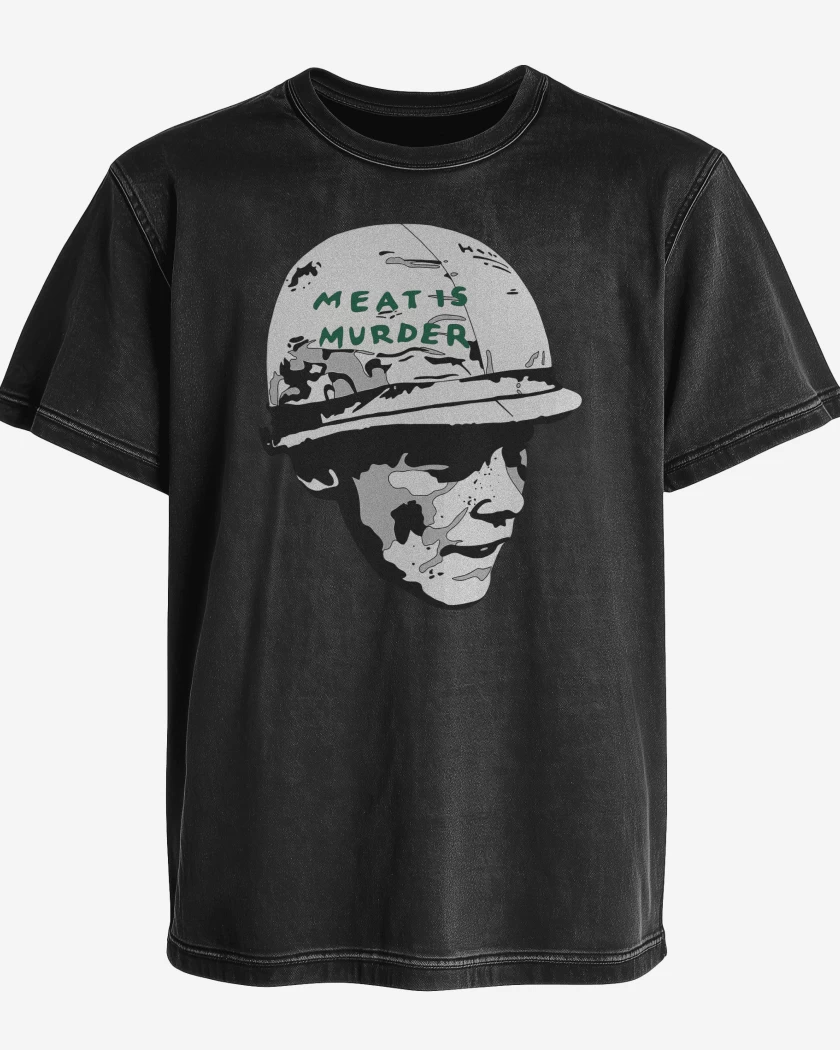 Polera desgastada Negro de The Smiths Soldier