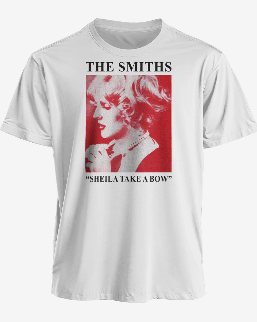 Polera premium Blanco de The Smiths Sheila Take a Bow