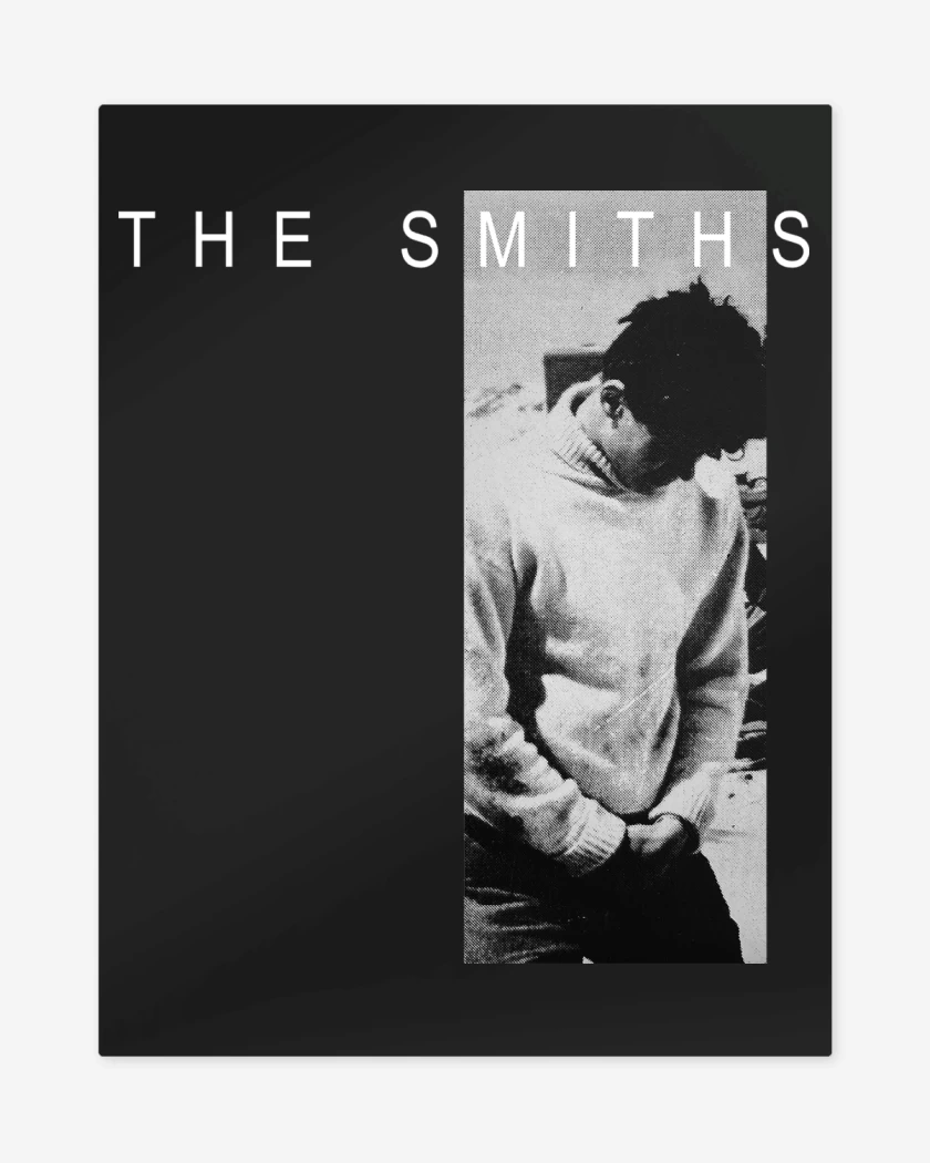 Print metalico Negro de The Smiths How Soon Is Now