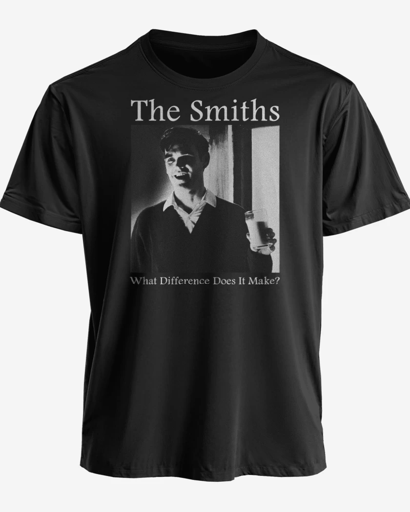 Polera premium Negro de The Smiths What Difference Does