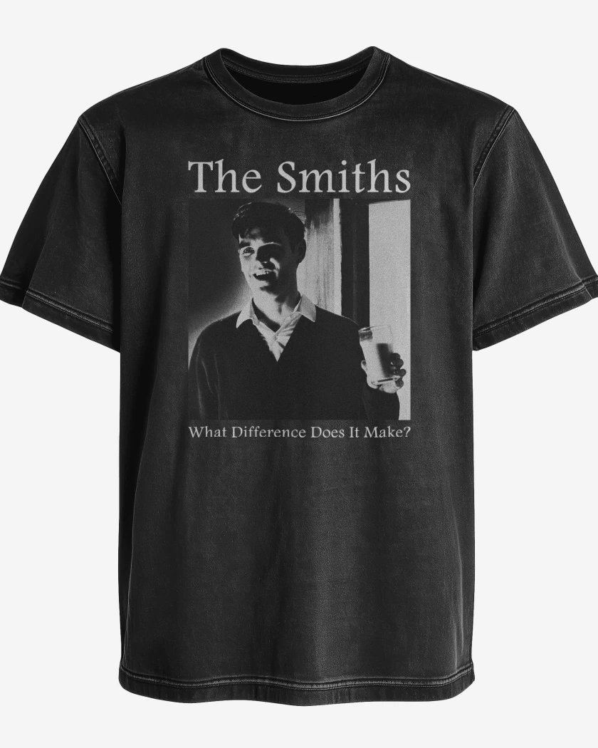 Polera desgastada The Smiths What Difference Does