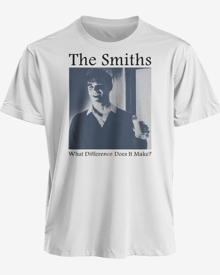 Polera premium Blanco de The Smiths What Difference