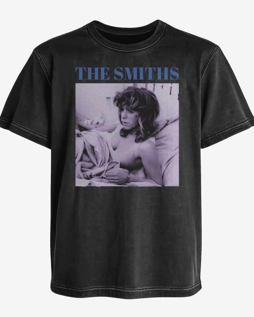 Polera desgastada Negro de The Smiths William It Was