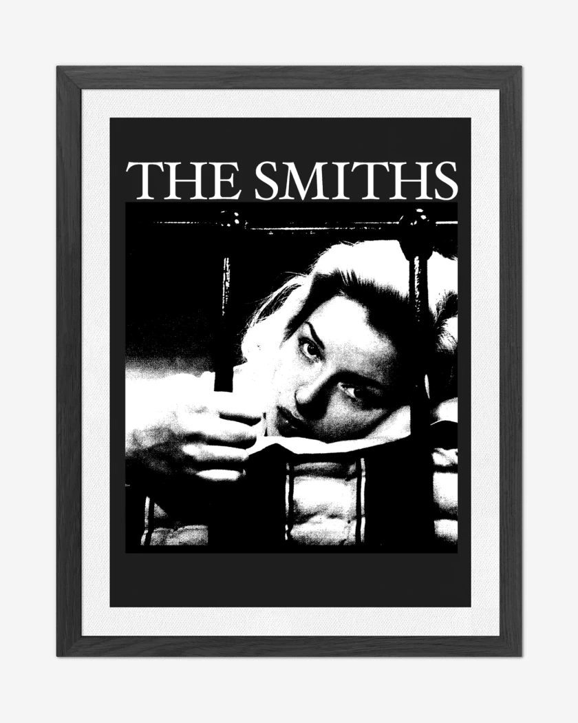 Cuadro decorativo Negro de The Smiths Singles