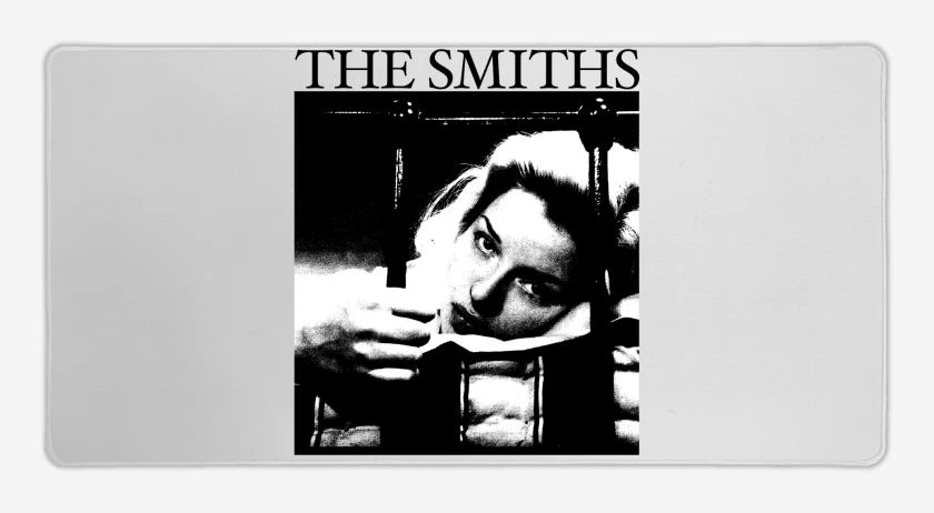 Mouse pad Gamer Blanco de The Smiths Singles v2