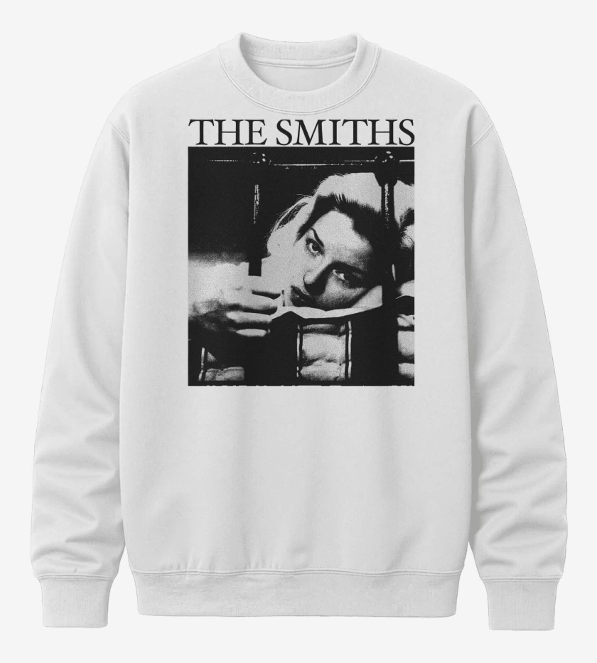 Poleron polo Blanco de The Smiths Singles v2