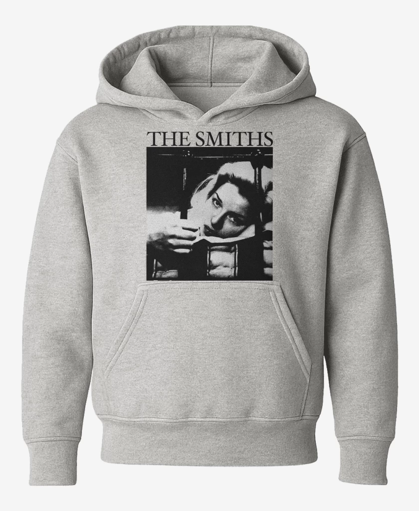 Poleron de niño Gris Melange de The Smiths Singles v2