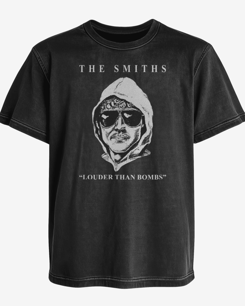 Polera desgastada The Smiths Louder Than Unabomber 