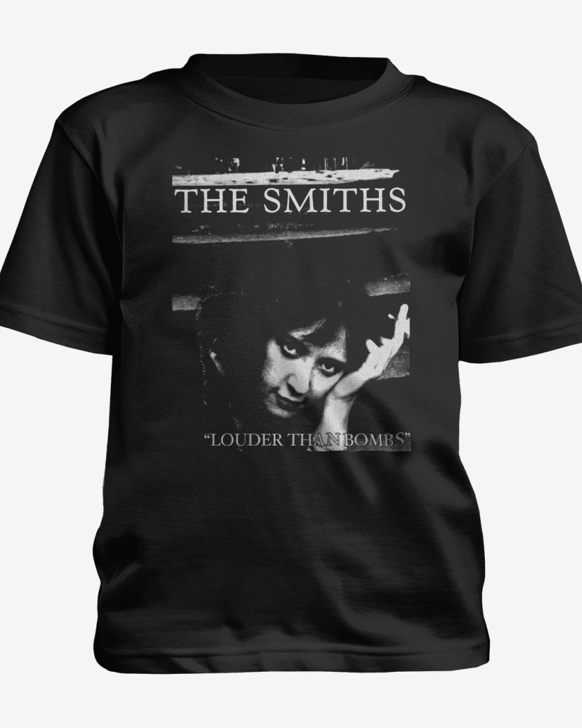 Polera de niño Negro de The Smiths Louder Than Bombs