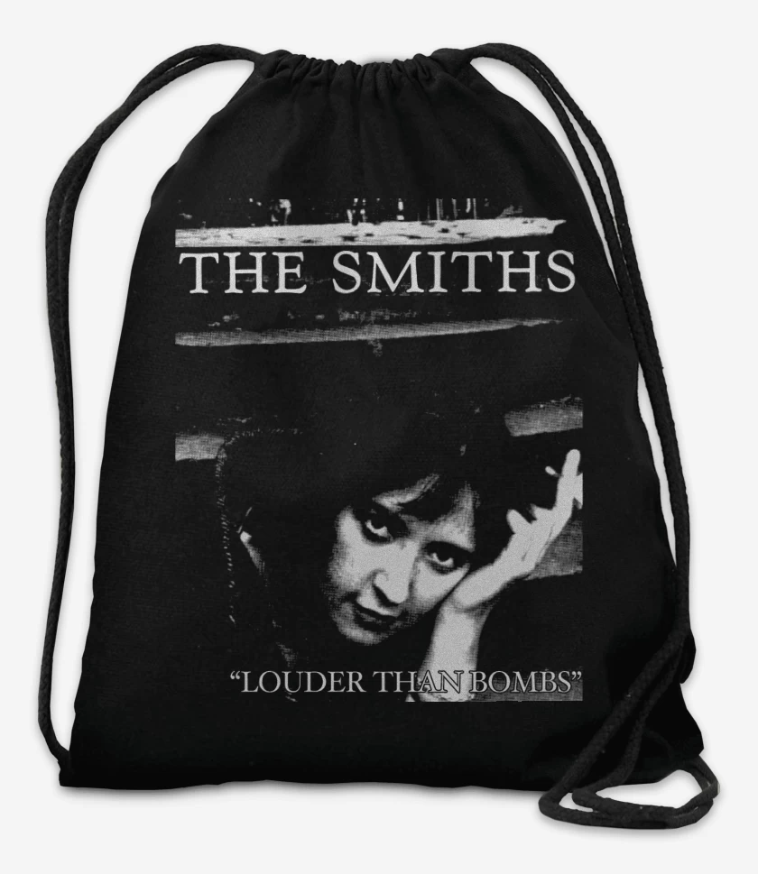 Mochila Negro de The Smiths Louder Than Bombs