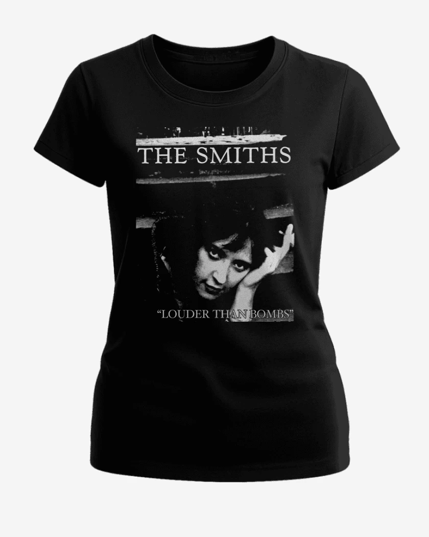 Polera de Mujer Negro de The Smiths Louder Than Bombs
