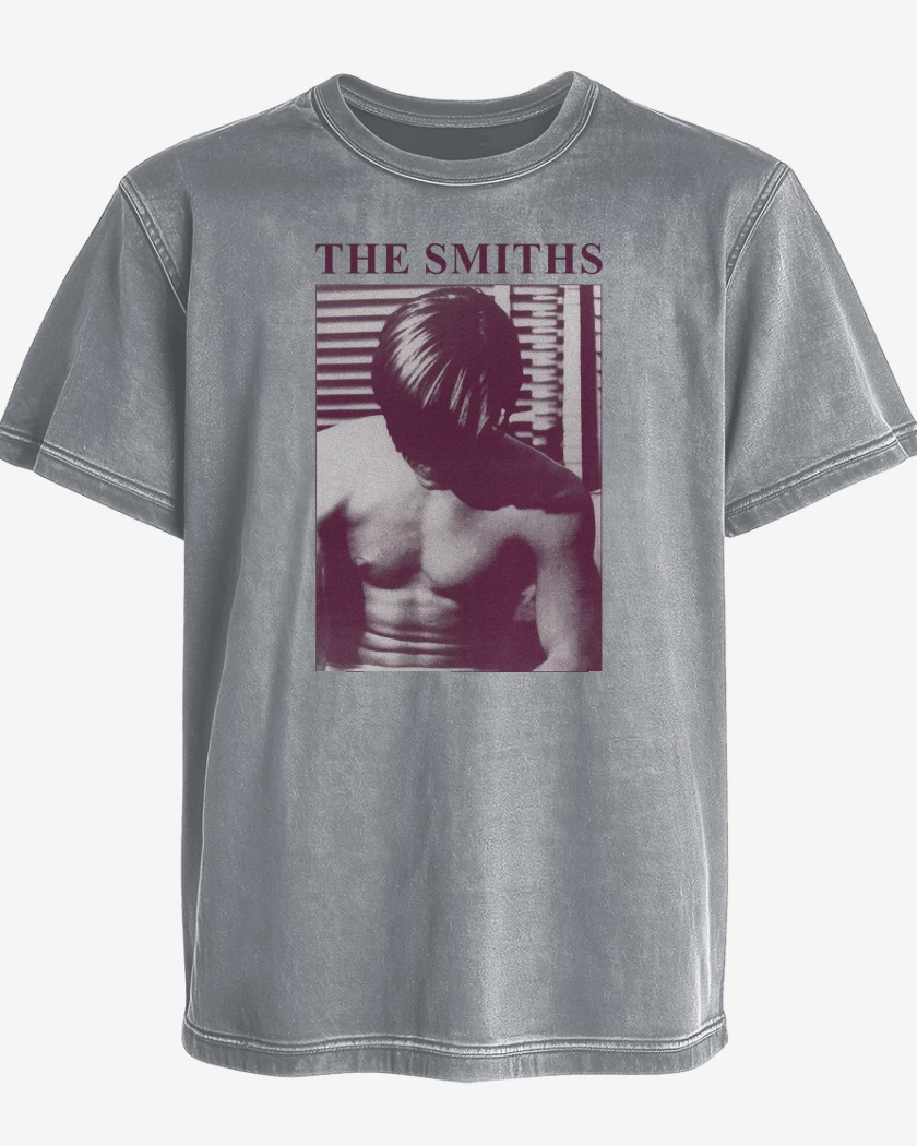 Polera desgastada Gris Melange de The Smiths The Smiths