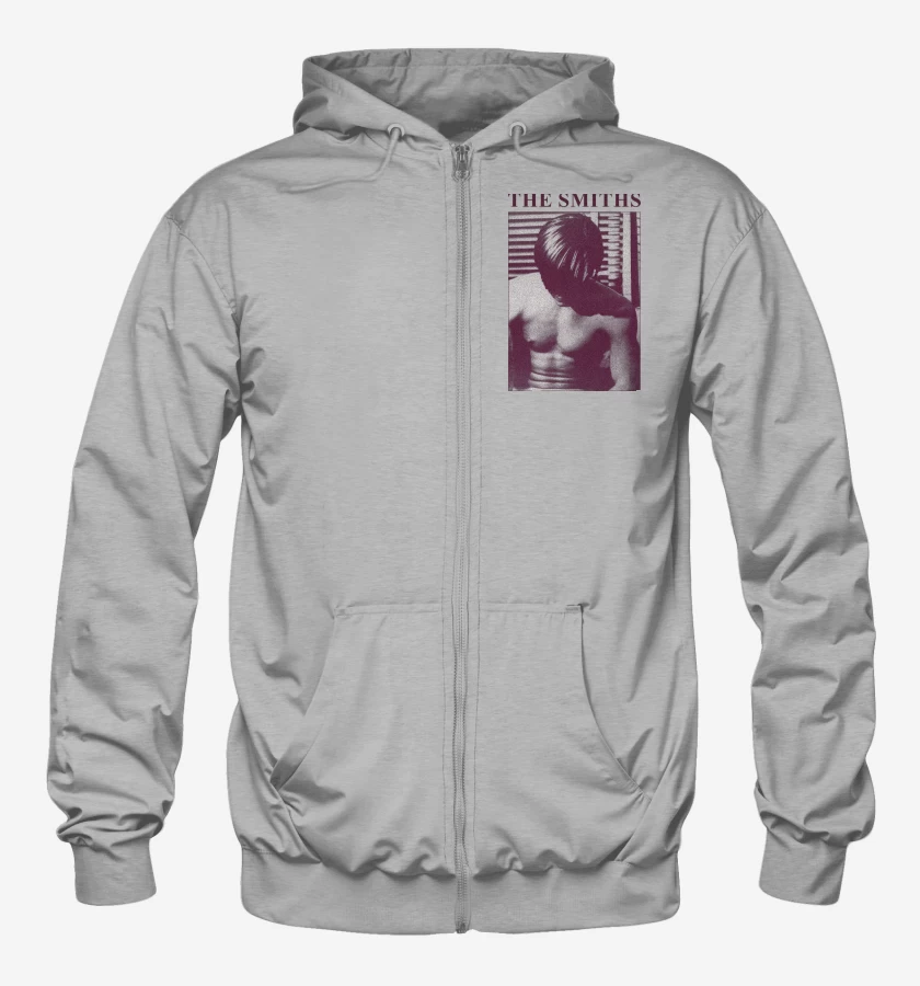 Poleron Canguro con cierre Gris Melange de The Smiths The Smiths