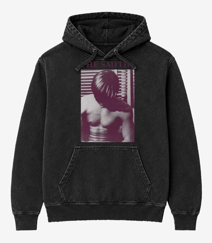 Poleron Canguro Acid Wash Negro de The Smiths The Smiths