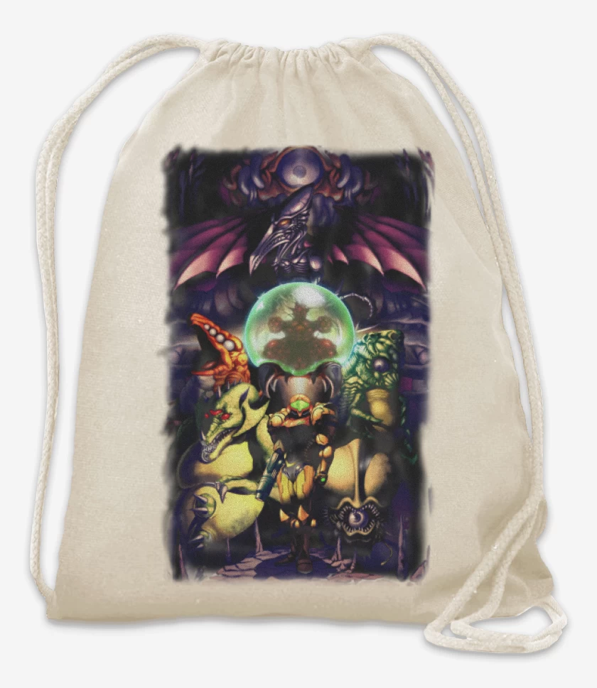 Mochila Blanco de Metroid full color