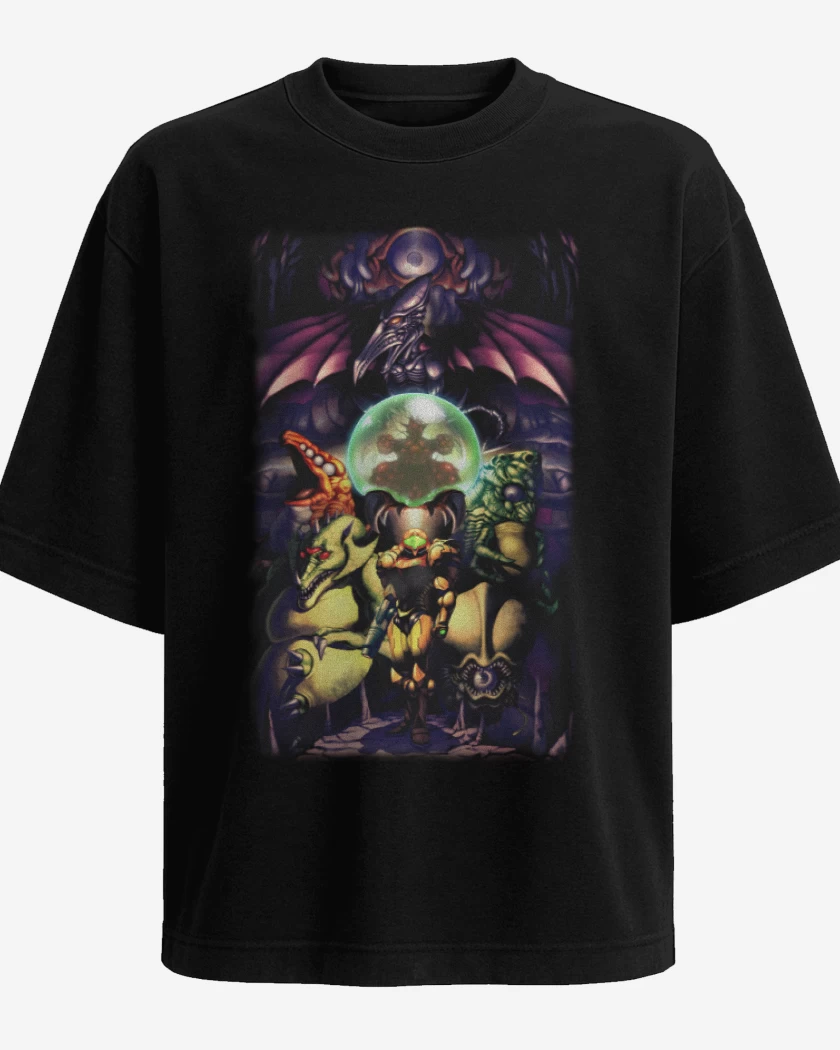 Polera Oversize Metroid full color