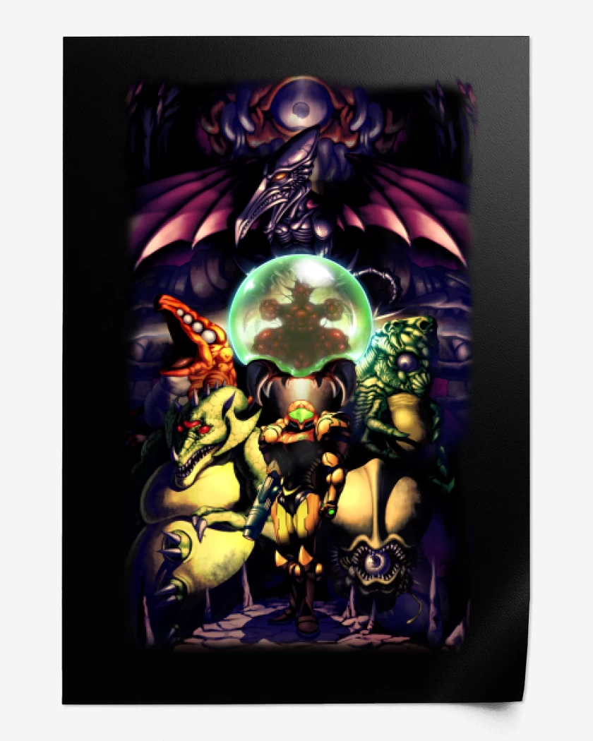 Print Metroid full color
