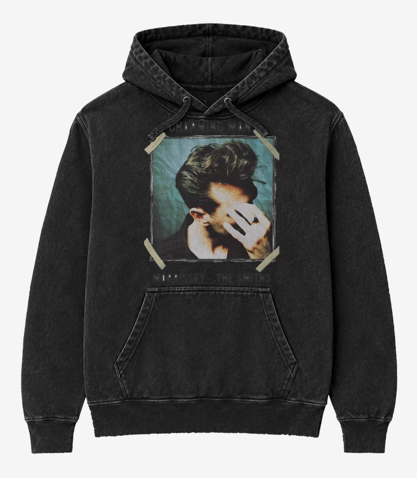 Poleron Canguro Acid Wash Negro de Morrissey Charming Man