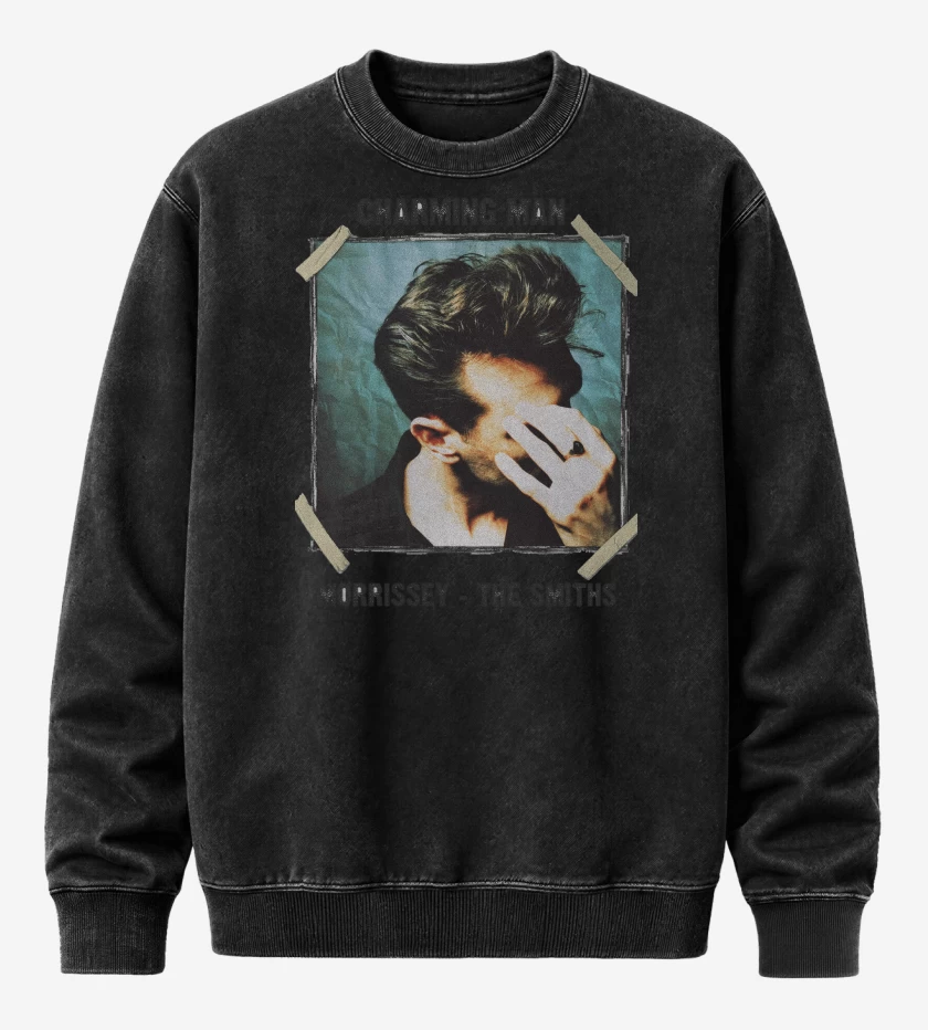 Poleron Polo Acid Wash Negro de Morrissey Charming Man