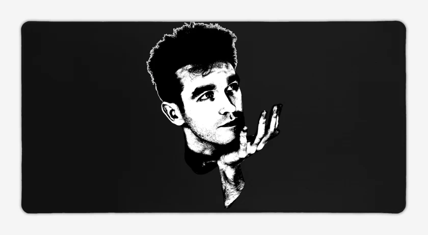 Mouse pad Gamer Negro de Morrissey Heaven Knows