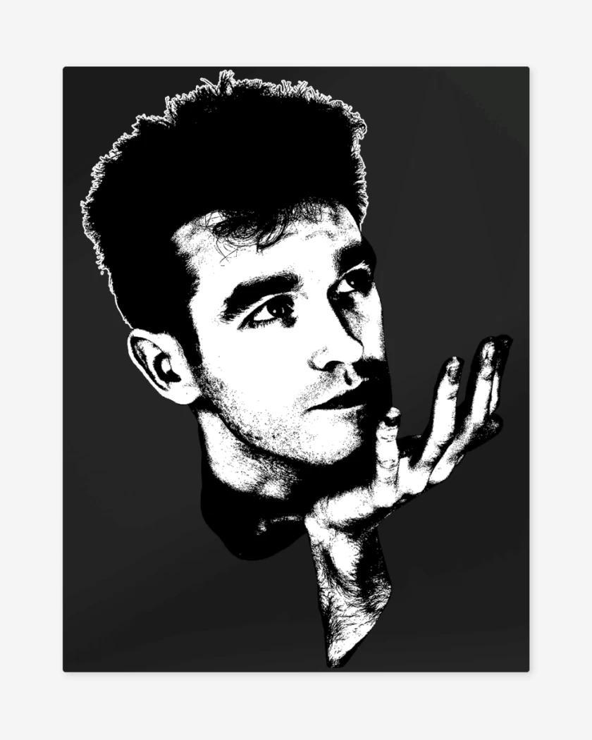 Print metalico Morrissey Heaven Knows