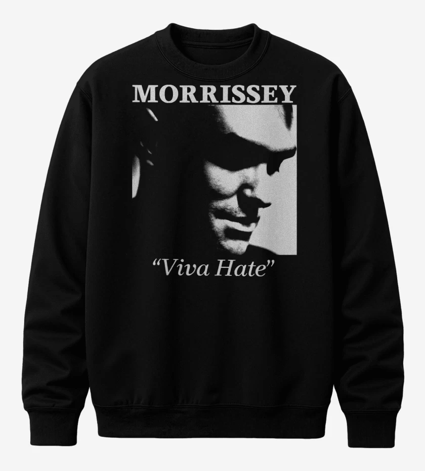 Poleron polo Negro de Morrissey Viva Hate