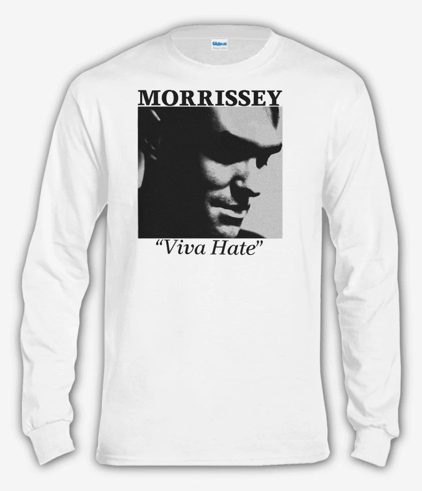 Polera manga larga Blanco de Morrissey Viva Hate N