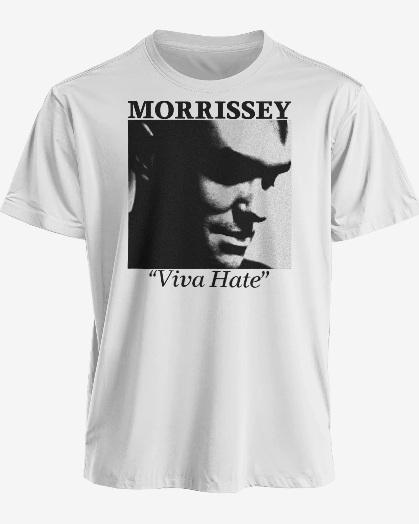 Polera premium Blanco de Morrissey Viva Hate N