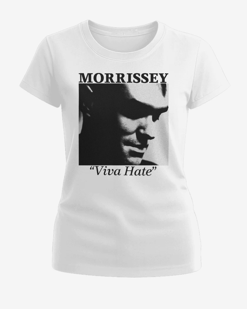 Polera de Mujer Blanco de Morrissey Viva Hate N