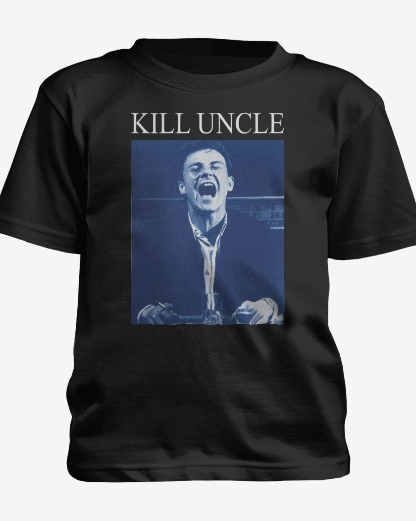 Polera de niño Negro de Morrissey Kill Uncle v1