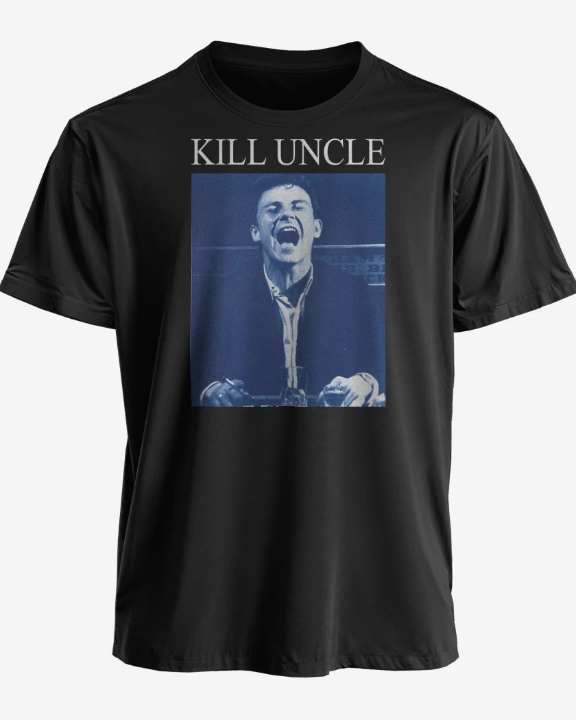 Polera premium Negro de Morrissey Kill Uncle v1