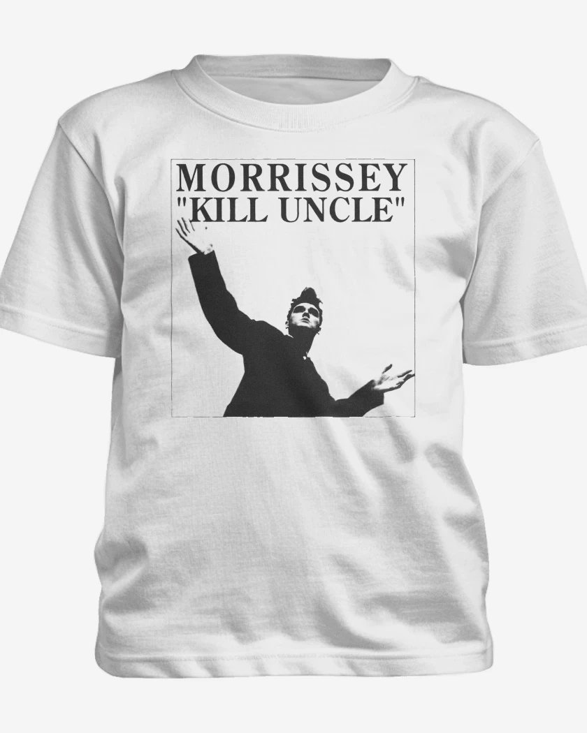 Polera de niño Blanco de Morrissey Kill Uncle