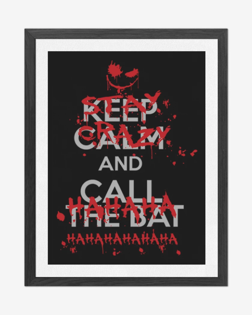 Cuadro decorativo Stay crazy