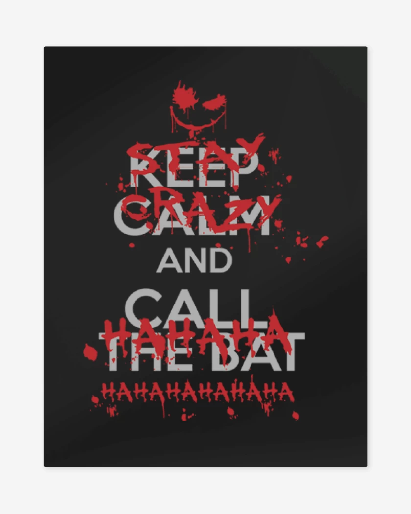 Print metalico Stay crazy