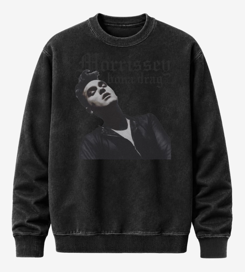 Poleron Polo Acid Wash Negro de Morrissey Drag