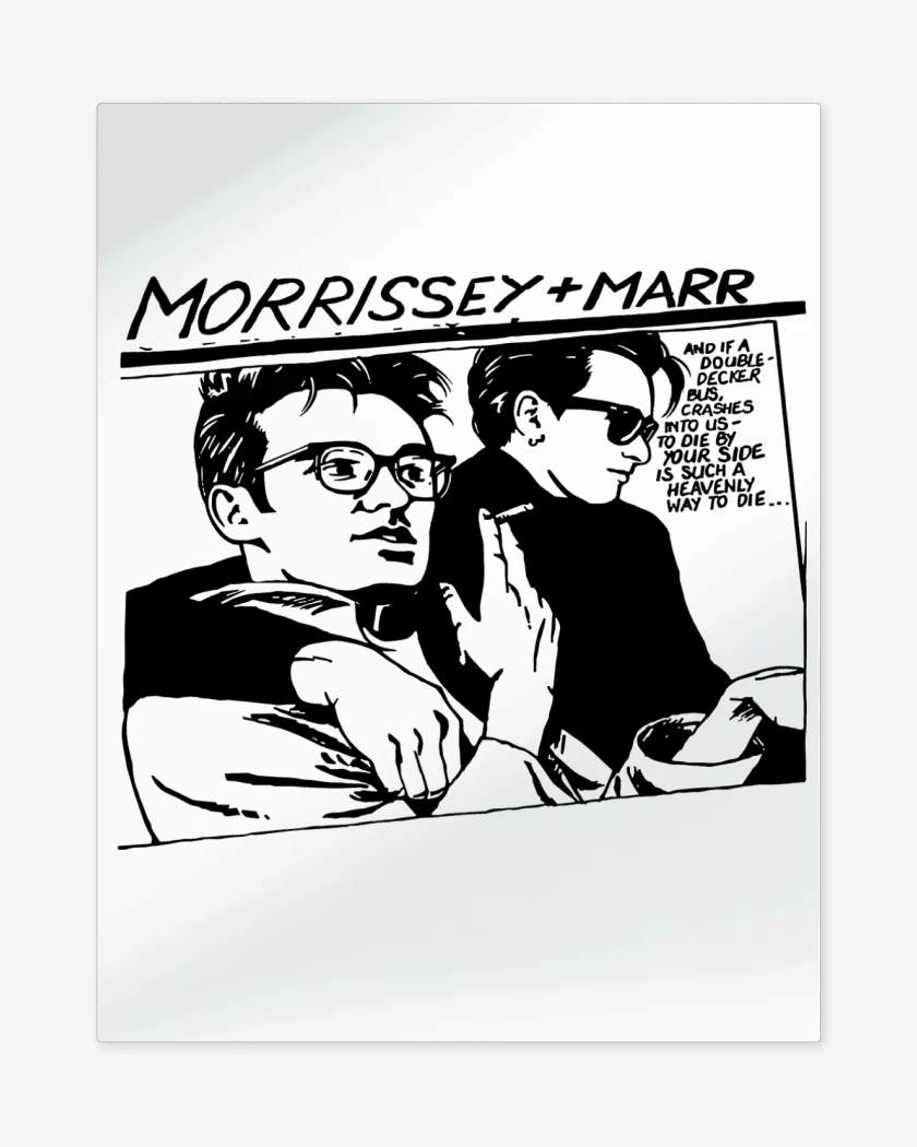 Print metalico Morrissey and Marr Youth