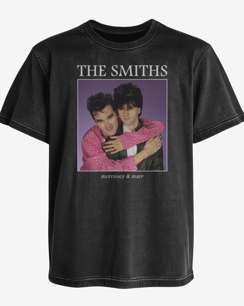 Polera desgastada The Smiths Morrissey & Marr