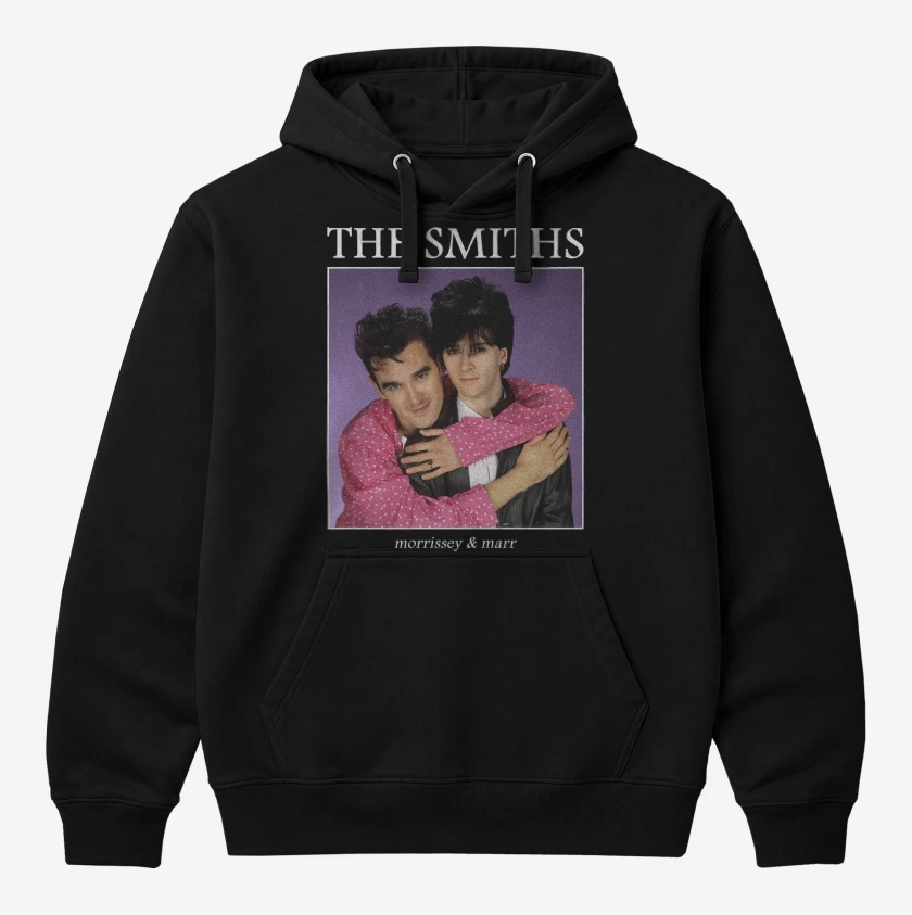 Polerón Canguro Negro de The Smiths Morrissey & Marr