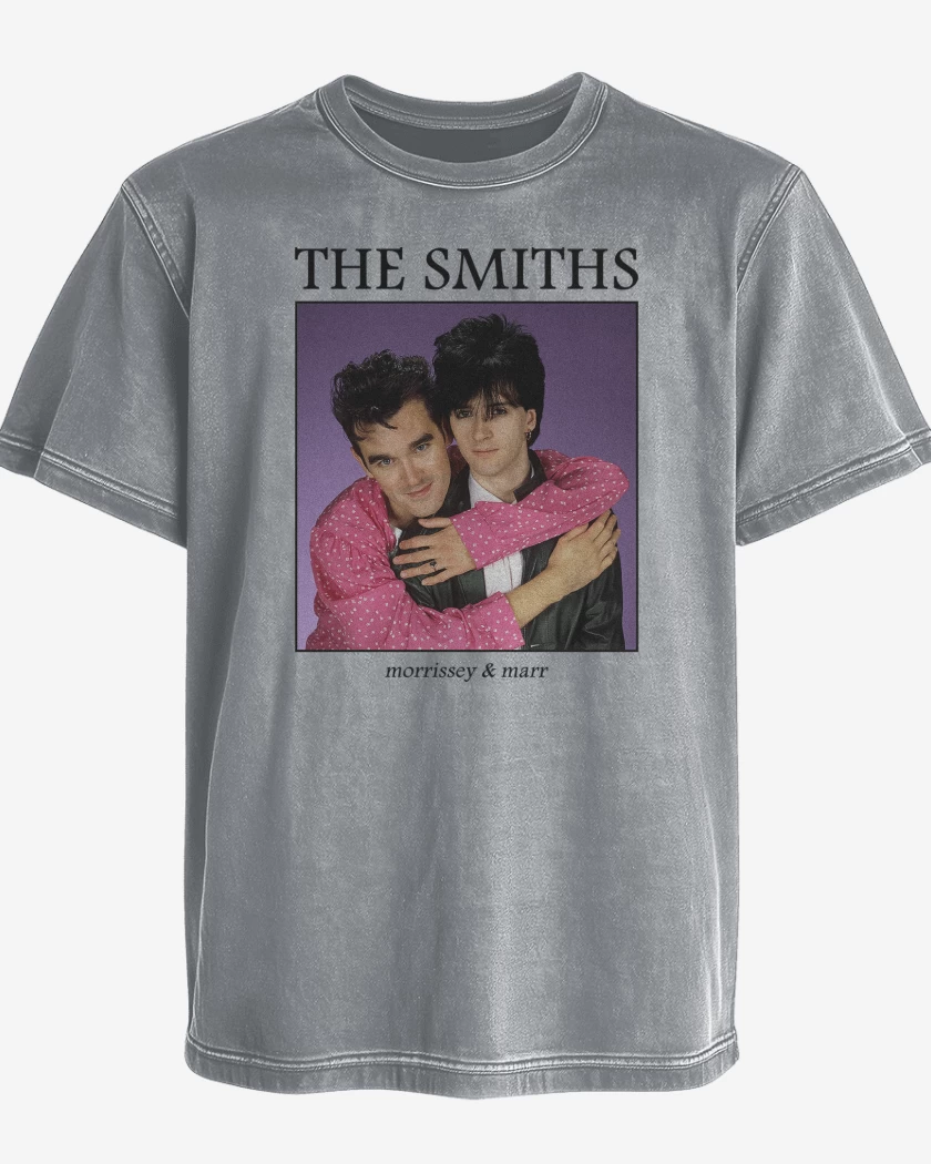 Polera desgastada Gris Melange de Morrissey and Marr