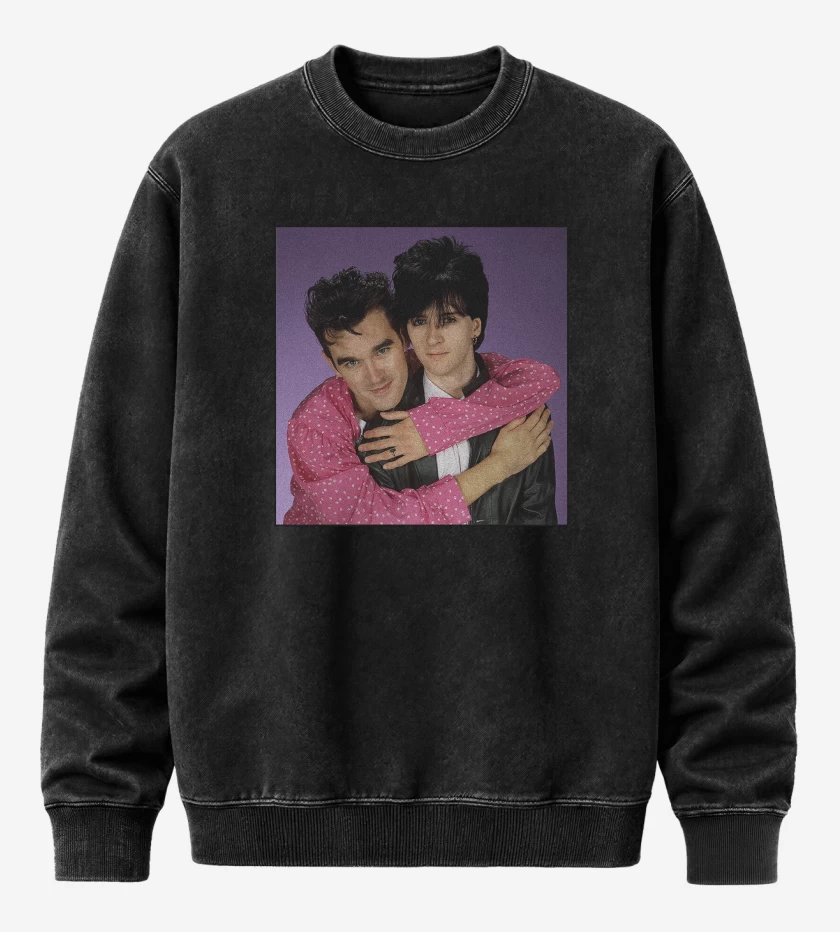 Poleron Polo Acid Wash Negro de Morrissey and Marr