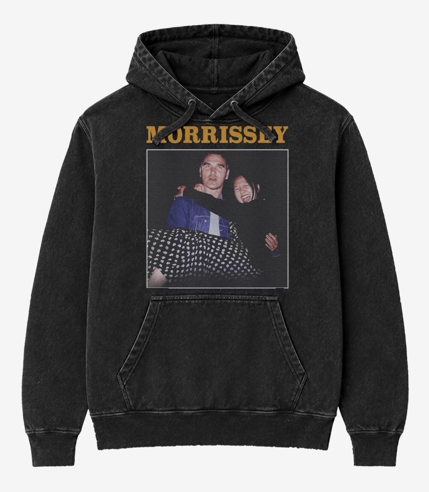 Poleron Canguro Acid Wash Negro de Morrissey 2025